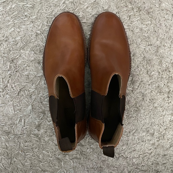 ASOS Cognac/Tan Chelsea Boots Size 12 - Picture 8 of 8